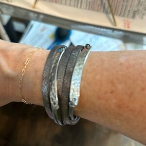 Silver Magnetic Bracelet